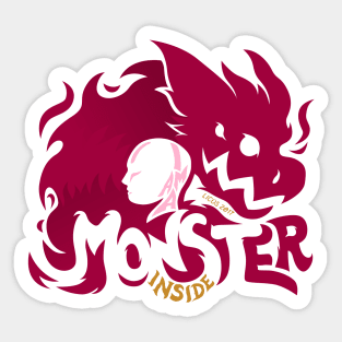 Monster inside Sticker